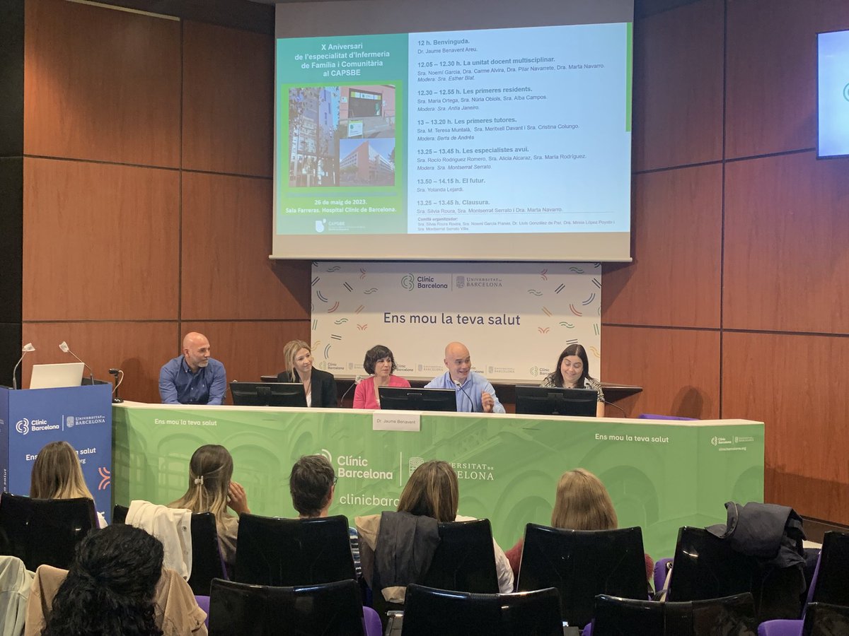 CAPSBEsq's tweet photo. El 2020 es van complir 10 anys de la incorporació de l'especialitat d'Infermeria Familiar i Comunitària al #CAPSBE, una celebració que ha hagut d'esperar a causa de la pandèmia. Avui, juntament amb la @UDMAFICclinic, hem compartit i recordat amb emoció els reptes assolits.
#IFiC https://t.co/X4ZI1YG0XU