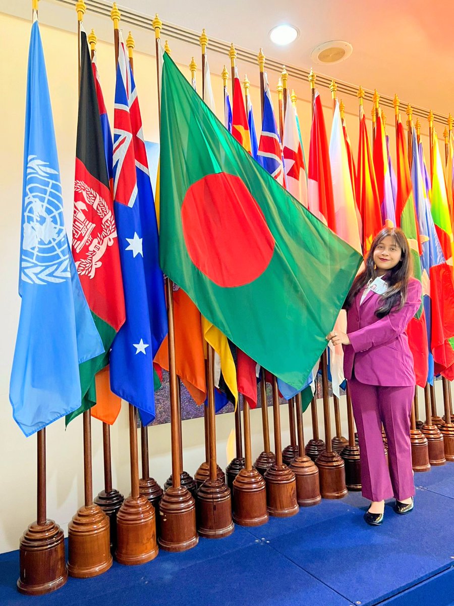 RothiJahan's tweet photo. Always proud to represent Bangladesh on an international platform. 🇧🇩 

#EcoNetwork
#CS79
#UNESCAP
#YECAP 

@UNESCAP 
@YECAP_AP https://t.co/ledXYnlhVr