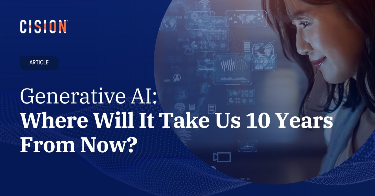 CisionUK (@cisionuk) on Twitter photo Where will #GenerativeAI take us 10 years from now? Cisionās Executive Director of AI Strategy <a href="/icommunis/">Ant Cousins</a> looks at the rapidly evolving technologyās future š fal.cn/3yzaP Where will #GenerativeAI take us 10 years from now? Cisionās Executive Director of AI Strategy <a href="/icommunis/">Ant Cousins</a> looks at the rapidly evolving technologyās future š fal.cn/3yzaP