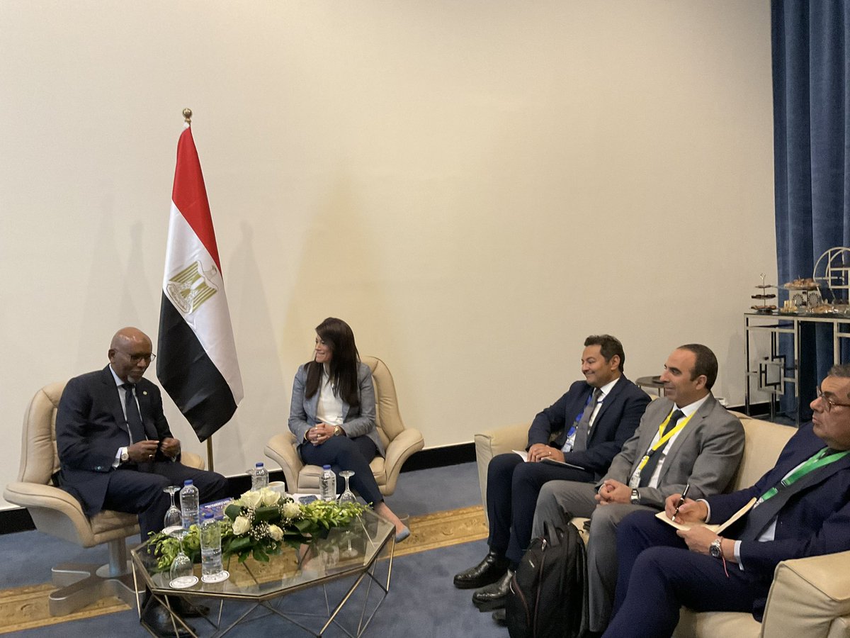 Ilyasdawaleh's tweet image. Thanks dear Minister @RaniaAlMashat for the excellent meeting Closing my #AfDBAM2023´s participation. Agreed to establish a mechanism of bilateral South-South cooperation on reverse leakage &amp;amp; more. #Egypt has a sophisticated inclusive multilateral engagement with Development…