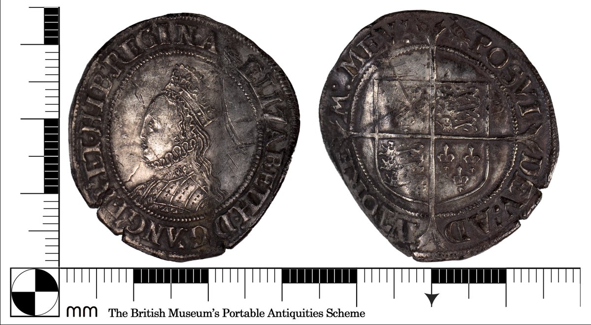 For #FindsFriday and #WorldRedheadDay, a shilling of the most well-represented redhead on the #PortableAntiquitiesScheme database: Elizabeth I. Recorded today by our volunteer, Michelle. Full record here: finds.org.uk/database/artef…