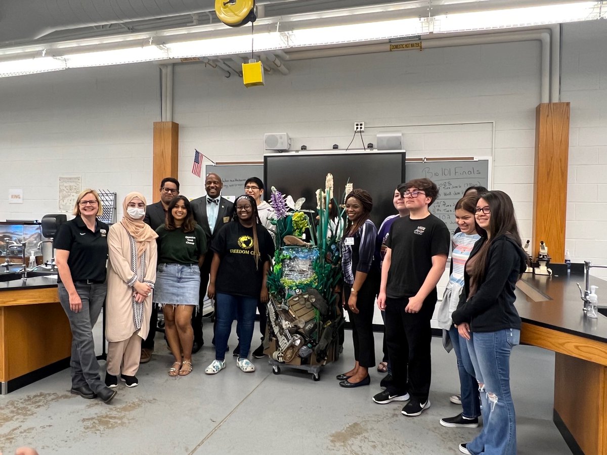 Prince William Water 🚰 (@pwwaterofficial) on Twitter photo Earlier this week, we attended the unveiling of a sculpture made by Angela Haseltine Pozzi of ReUpit with trash collected during cleanups in PWC.
Thank you to @fhs_cens and <a href="/PWSWCD/">PW Soil and Water</a> for partnering on the project and for inviting us!
@Angry4Super <a href="/WoodbridgeBOCS/">Supervisor Margaret Angela Franklin</a> <a href="/KennyBoddye/">Kenny A. Boddye</a> Earlier this week, we attended the unveiling of a sculpture made by Angela Haseltine Pozzi of ReUpit with trash collected during cleanups in PWC.
Thank you to @fhs_cens and <a href="/PWSWCD/">PW Soil and Water</a> for partnering on the project and for inviting us!
@Angry4Super <a href="/WoodbridgeBOCS/">Supervisor Margaret Angela Franklin</a> <a href="/KennyBoddye/">Kenny A. Boddye</a>