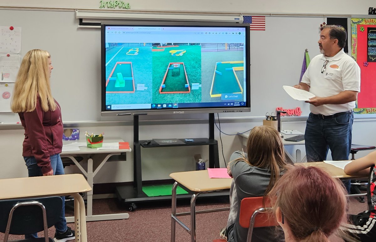 PrattElemTeach's tweet photo. Thank you Grades 5 &amp; 6 for organizing an epic Career Day!  Students learned what it takes to be an electrician in the Navy, a steel worker, cosmetologist, chiropractor, entrepreneur, coach, and a science teacher. #barkercsd https://t.co/tIy66FfC2H