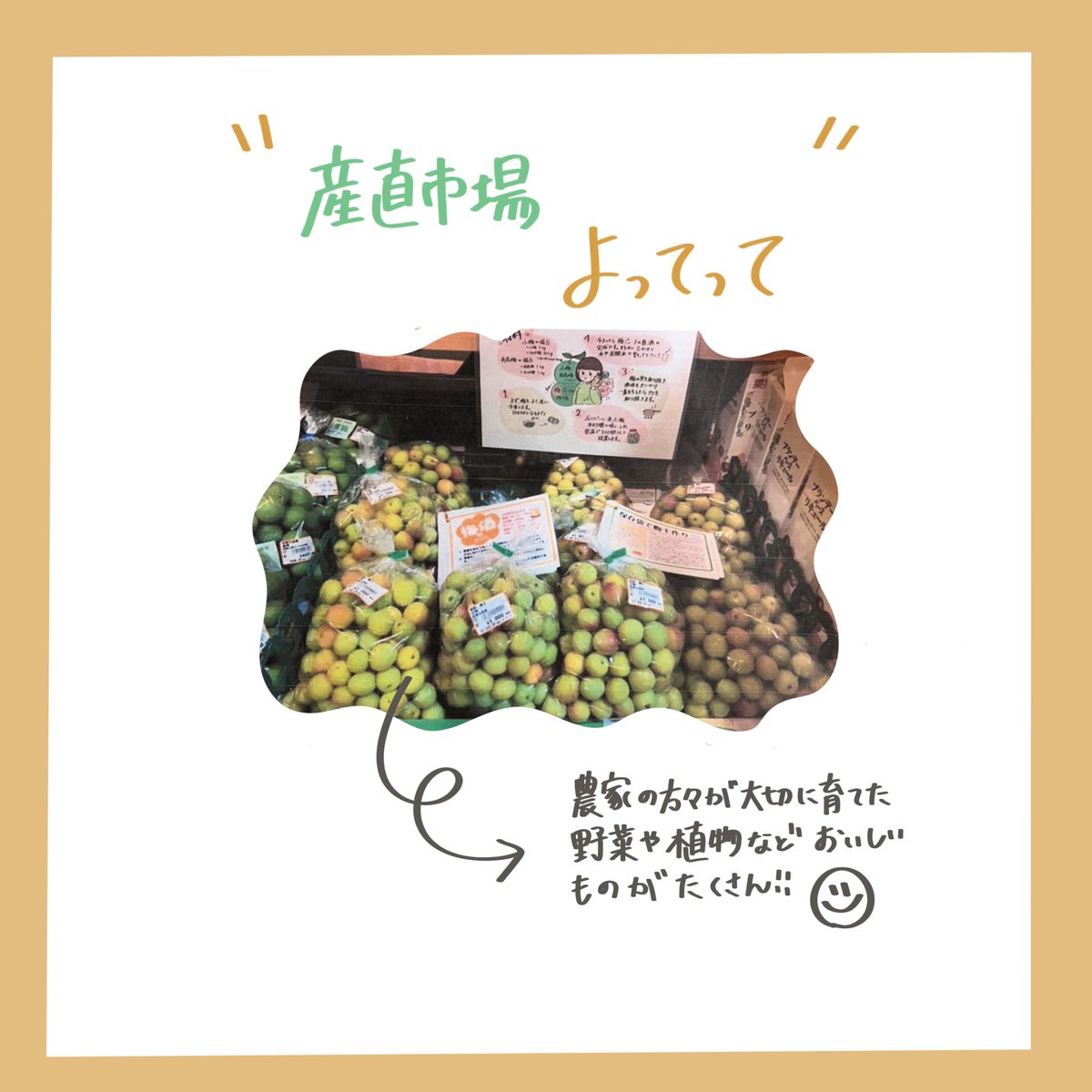 _grimgrim_'s tweet photo. 産直市場よってってに
手書きレシピが��示されました！🩶
#イラスト
#梅レシピ
#よってって
#手書きレシピ https://t.co/oWoBcq3uqA