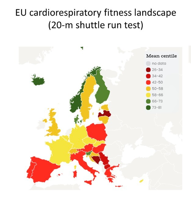 JosemidCastillo's tweet photo. 🇪🇺🇪🇸Actualmente, a nivel europeo, España está en puestos tan lamentables en la salud de los niños (incluyendo la obesidad) por la digitalización de la sociedad actual (mundial) y por el menosprecio del esfuerzo físico. 📶 Hay que AUMENTAR INTENSIDAD y VOLUMEN de ejercicio en EF. https://t.co/TwU3UkTKZn