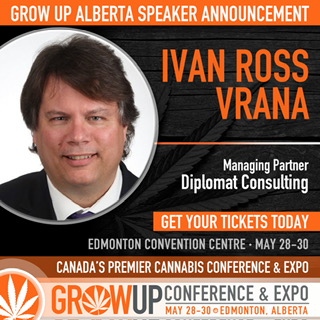 2 days to go! #GrowUp23 

Our Managing Partner, @ivanrossvrana, is thrilled to be part of the opening keynote: Moving #Cannabis Across the Pond and Beyond.

Find him on Sunday, May 28th at 11:00 am in Hall D.

growupconference.com/alberta/regist…
#YegEvents <a href="/growupcanada/">Grow Up Conference, Expo and Awards</a> #yeg