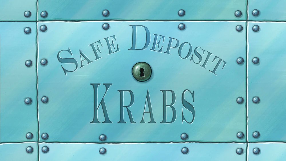 Trijosh1's tweet photo. Happy 10th Anniversary to "Safe Deposit Krabs"! I like how Mr. Krabs gets trapped in a bank. #SpongeBobSquarePants #SS #SafeDepositKrabs #EugeneKrabs #MrKrabs #Happy10thAnniversary #10yearsago #CaseyAlexander #ZeusCervas #BlakeLemons #DerekIversen https://t.co/t18GHA9lBk