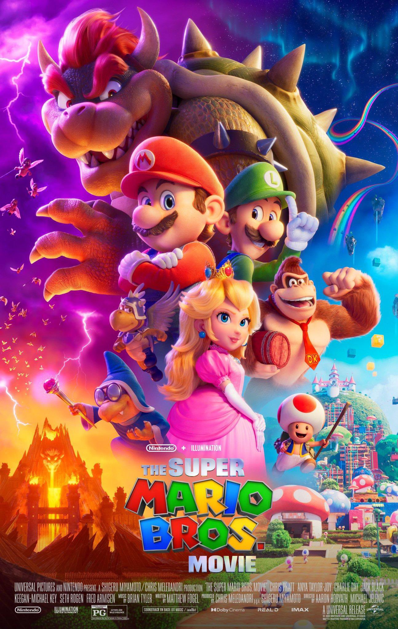 Super Mario Bros. O Filme já ultrapassou Frozen nas bilheteiras