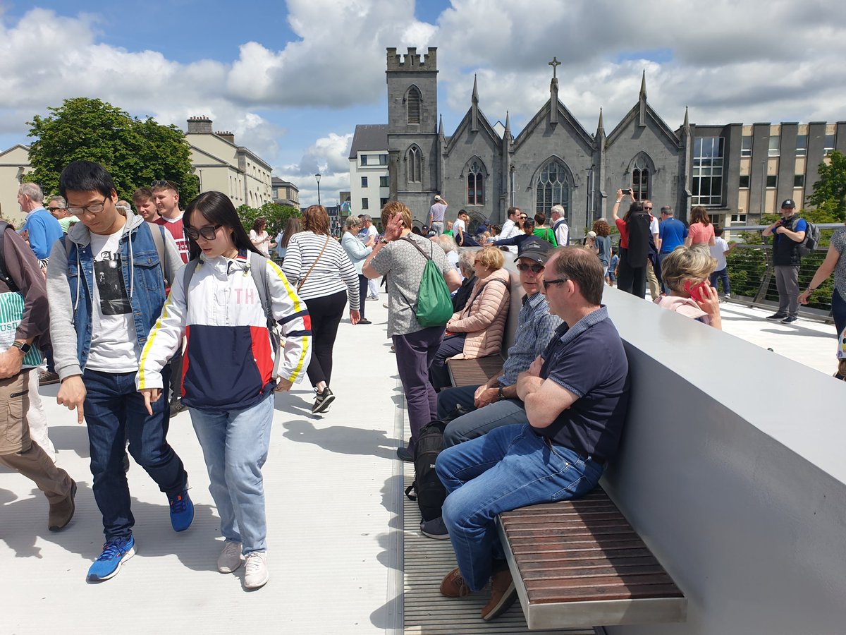 Kevin Leyden (@kleyden7) on Twitter photo The new Salmon Weir Pedestrian and Cycling bridge has opened. It is more than a bridge, it's a destination! Well done <a href="/GalwayCityCo/">Galway City Council</a> The new Salmon Weir Pedestrian and Cycling bridge has opened. It is more than a bridge, it's a destination! Well done <a href="/GalwayCityCo/">Galway City Council</a>