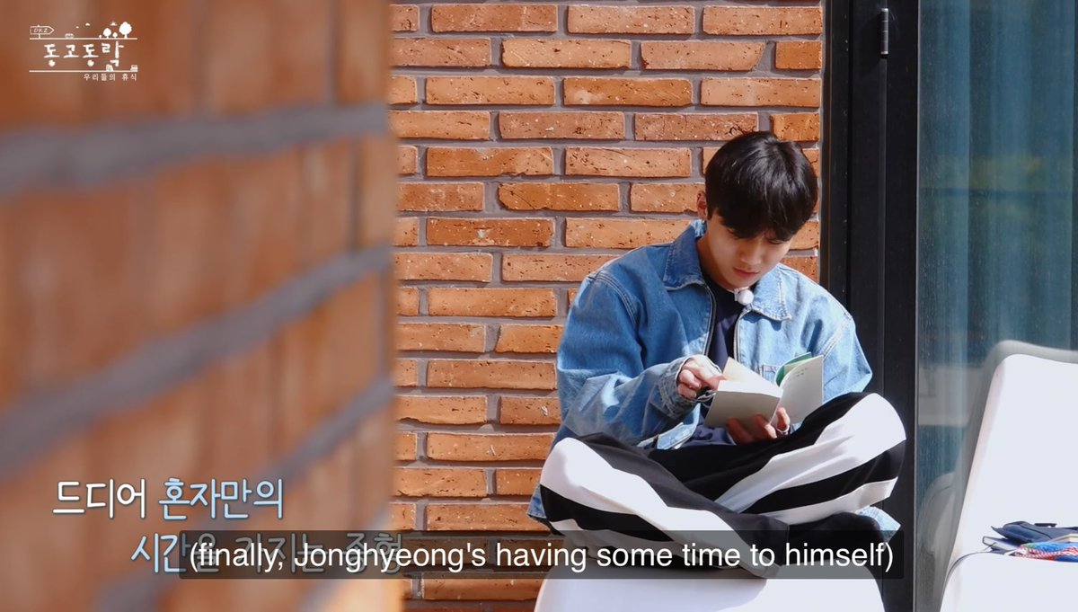 the contrast between jaechan and jonghyeong during their free time