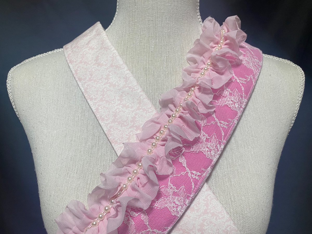 saran_0603's tweet photo. 【No.195】
長さ　約157cm

ピンク系💕
このフリルは初かな？
ダマスクもすごく可愛いです😊

お値段など、
お気軽にDMお待ちしてます🙇‍♀️🎶

#大衆演劇　#女形 https://t.co/yQwt5nGcYO