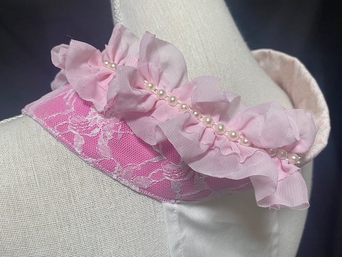 saran_0603's tweet photo. 【No.195】
長さ　約157cm

ピンク系💕
このフリルは初かな？
ダマスクもすごく可愛いです😊

お値段など、
お気軽にDMお待ちしてます🙇‍♀️🎶

#大衆演劇　#女形 https://t.co/yQwt5nGcYO