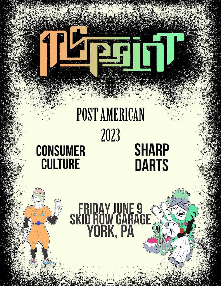 SkidRowGarage's tweet photo. Big Fan Presents: MSPAINT, Consumer Culture, and Sharp Darts on June 9th at Skid Row Garage

Ticket link: Tickets: https://t.co/BhycZL3txy https://t.co/HxLxmnn38A