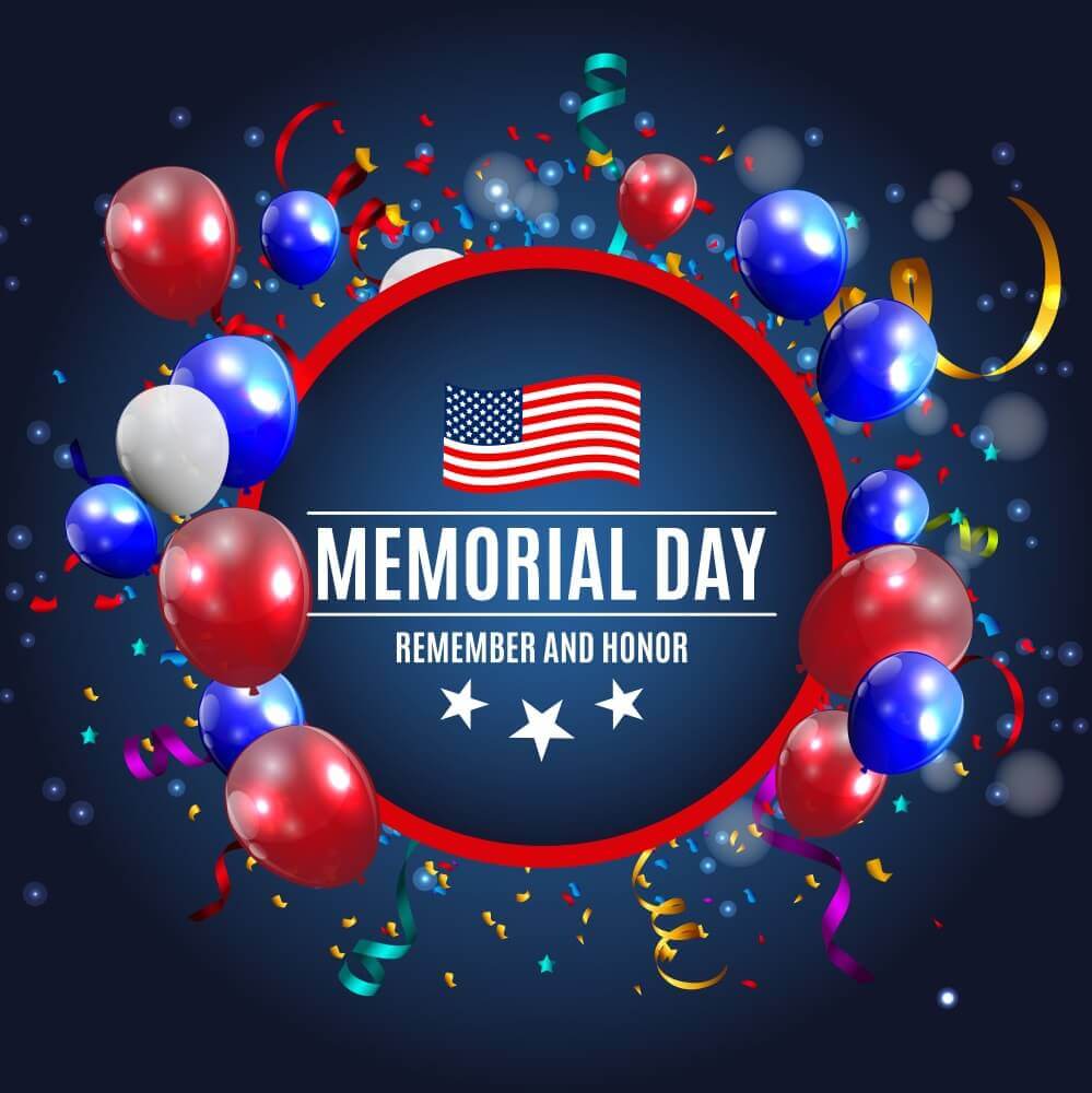 There will be NO Slushy Friday today, but we wish everyone a wonderful Memorial Day weekend!