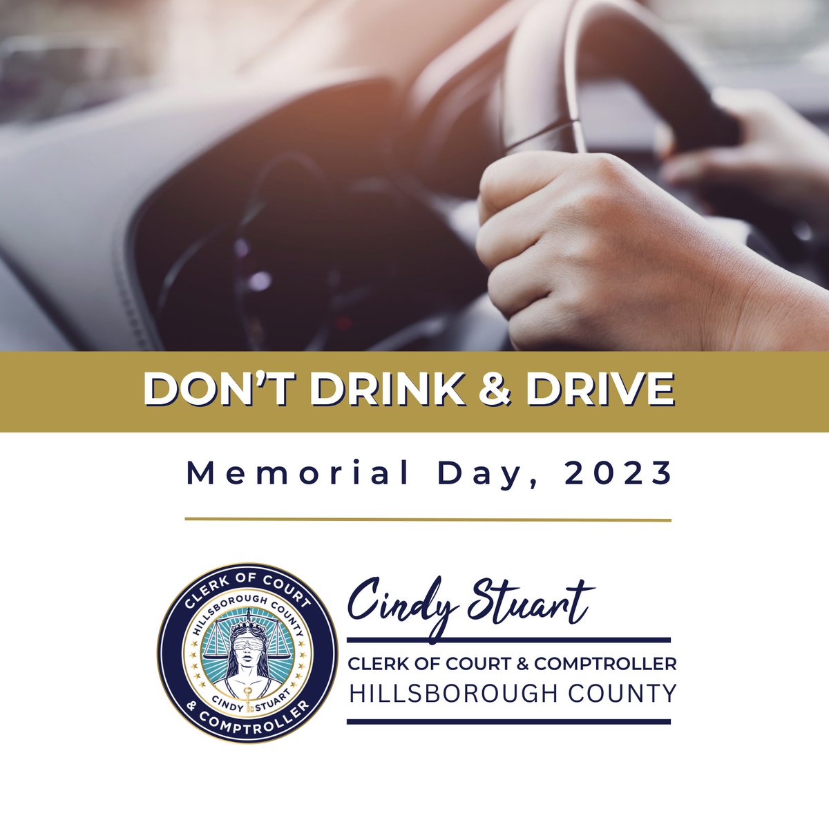 hillsclerk's tweet photo. We remind you to stay safe and not drink and drive during the long holiday weekend. 

#DriveSober or #GetPulledOver #HillsClerk https://t.co/C4vDYoGtIE