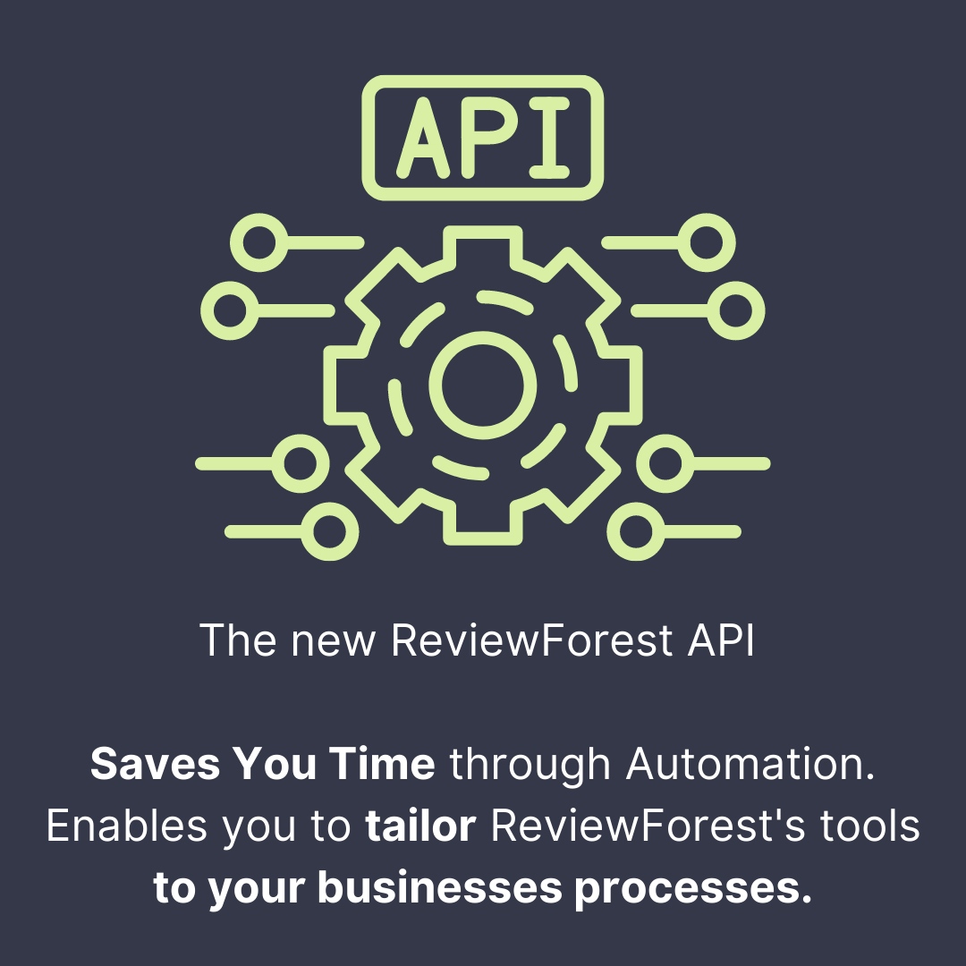 Attention all business owners 🌟  Our new API offers seamless integration and endless possibilities by leveraging the power of our marketing tools alongside your own systems and applications. 🌐  💼⁠
⁠
Find out more, and check our API documentation ⁠
➡ blog.reviewforest.org/product-update…