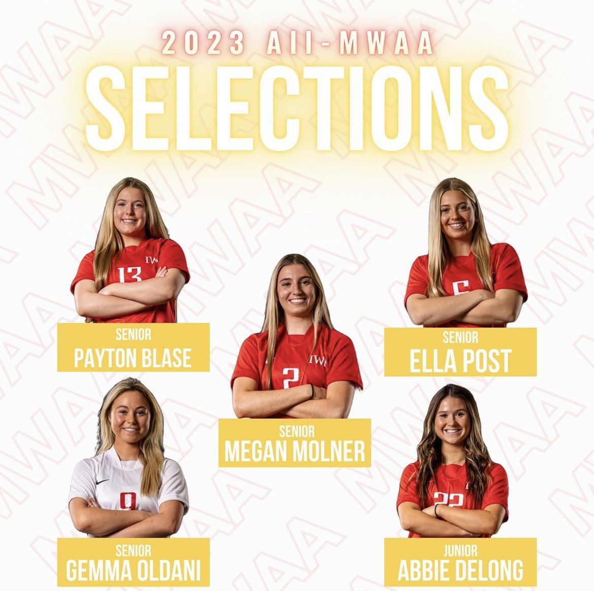 IncarnateSoccer's tweet photo. Congratulations to these 10 red knights for being selected to the All-MWAA Conference team 👏🏼👏🏼 So proud of the work we’ve done this season but IT’S NOT OVER YET. https://t.co/22Y1w6nGwH