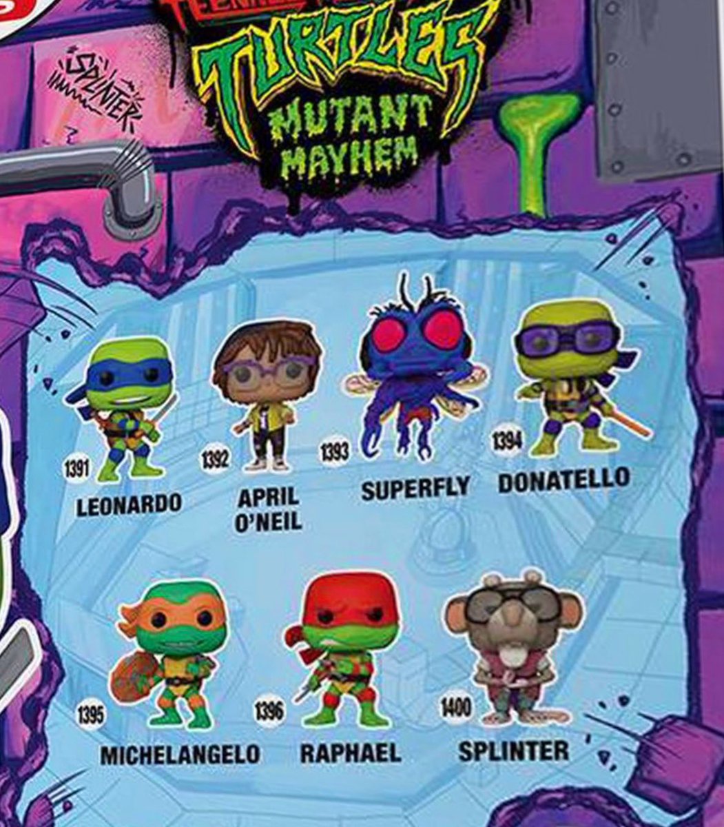 First look at the new Teenage Mutant Ninja Turtles Mutant Mayhem Funko POPs! #TMNT #TeenageMutantNinjaTurtles #MutantMayhem #FPN #FunkoPOPNews #Funko #POP #POPVinyl #FunkoPOP #FunkoSoda
