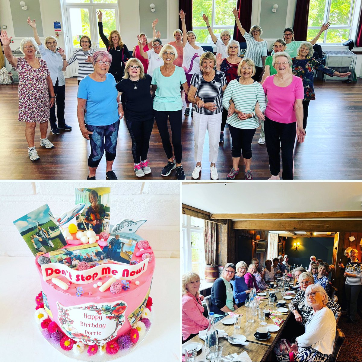 🥳Congratulations to our truly amazing 💫Star Performer💫on her birthday🎂 Dorrie, you continue to WOW &amp; inspire us all on the dance floor each &amp; every week!!💃🏼🎉❤️

THANKS to Laura #angelchopscakes 🎂&amp; <a href="/BlueBallSidford/">Blue Ball Sidford</a> for hosting our yummy luncheons too!😋