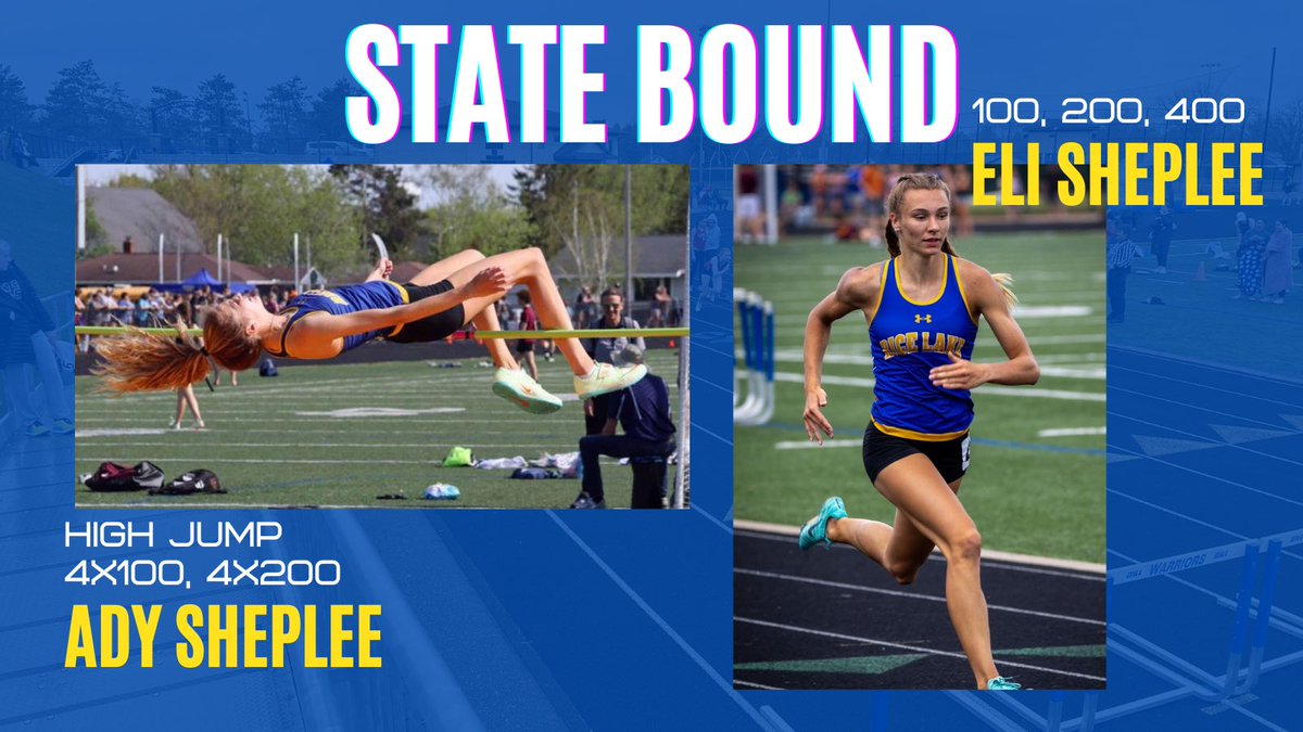 🔷STATE BOUND🔷 The Sheplee Sisters of Rice Lake, WI are headed to State‼️ @elianasheplee @AdalineSheplee