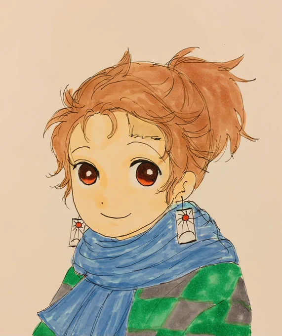 #フォローしなくていいから俺のたんじろうを見てくれ 結構描いてる……I˙꒳​˙)
