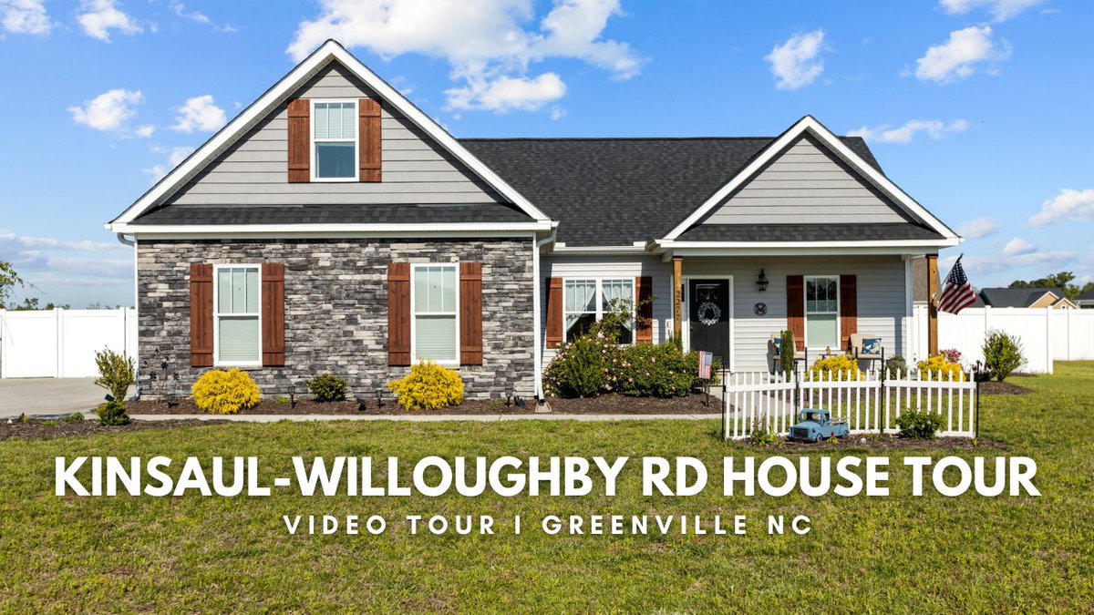 2277 Kinsaul Willoughby Rd House Tour I Video Tour I Greenville NC youtu.be/JG8dDfCxnzE via @YouTube 

#fridaymorning #RealEstate #PittCountyNC