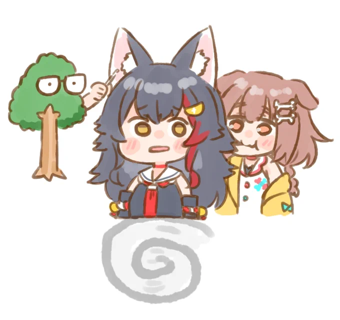 #みおーん絵 #できたてころね #ふたりは神様MaxDOG