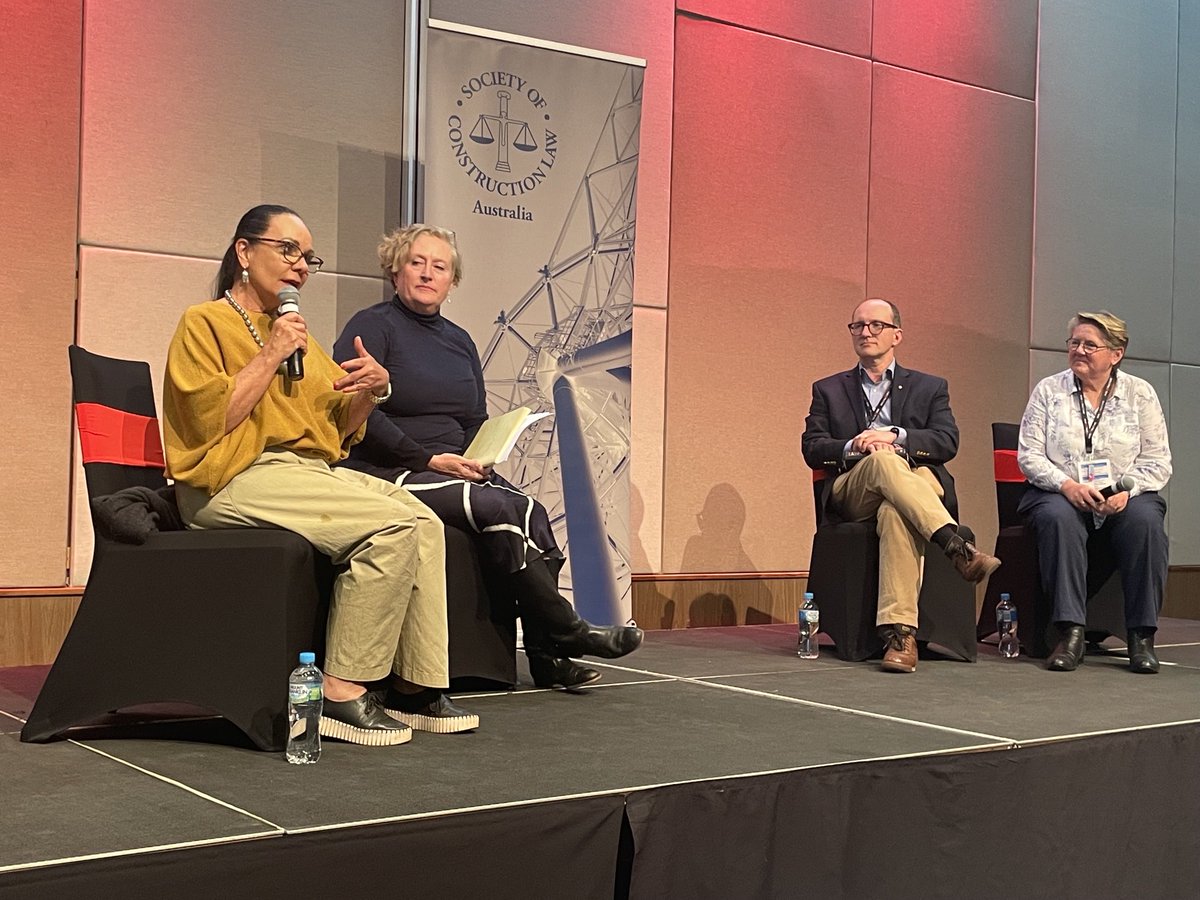 Dr Matthew Bell (@melbconstruclaw) on Twitter photo 🏗️⚖️A wonderful session <a href="/SCLAust/">SCL Australia</a> Conference in Conversation with Mary Spiers Williams and <a href="/ProfPaulaGerber/">Prof Paula Gerber</a> on what construction law can learn from First Laws. And then Minister for Indigenous Australians <a href="/LindaBurneyMP/">Linda Burney MP</a> spoke about The Voice referendum. 🏗️⚖️A wonderful session <a href="/SCLAust/">SCL Australia</a> Conference in Conversation with Mary Spiers Williams and <a href="/ProfPaulaGerber/">Prof Paula Gerber</a> on what construction law can learn from First Laws. And then Minister for Indigenous Australians <a href="/LindaBurneyMP/">Linda Burney MP</a> spoke about The Voice referendum.
