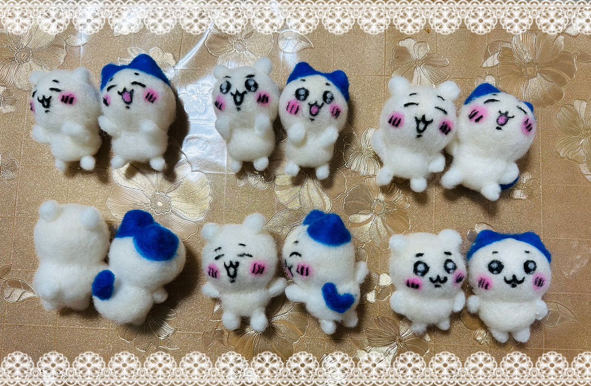 ッイエー ッイエー・タッパスタァ… 頑張って12体作りました‼️ ちい