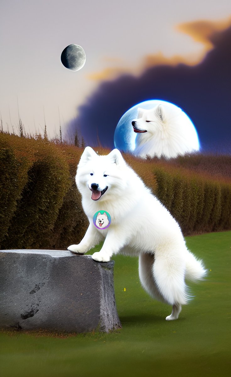 oly_min's tweet photo. @samoyedcoin #SamoSummer https://t.co/Mr2Q7FCaCh