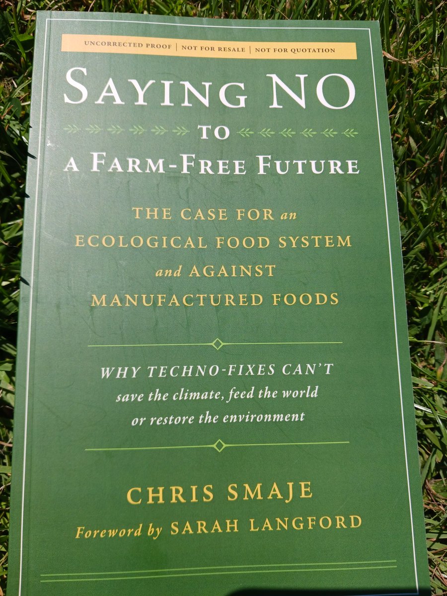 Absolutely devoured this book. I suspect it might cause quite a stir... 

Published 29 June by <a href="/csmaje/">Chris Smaje</a> with <a href="/chelseagreen/">Chelsea Green Publishing</a>. Get your pre-orders in! uk.bookshop.org/p/books/saying…
