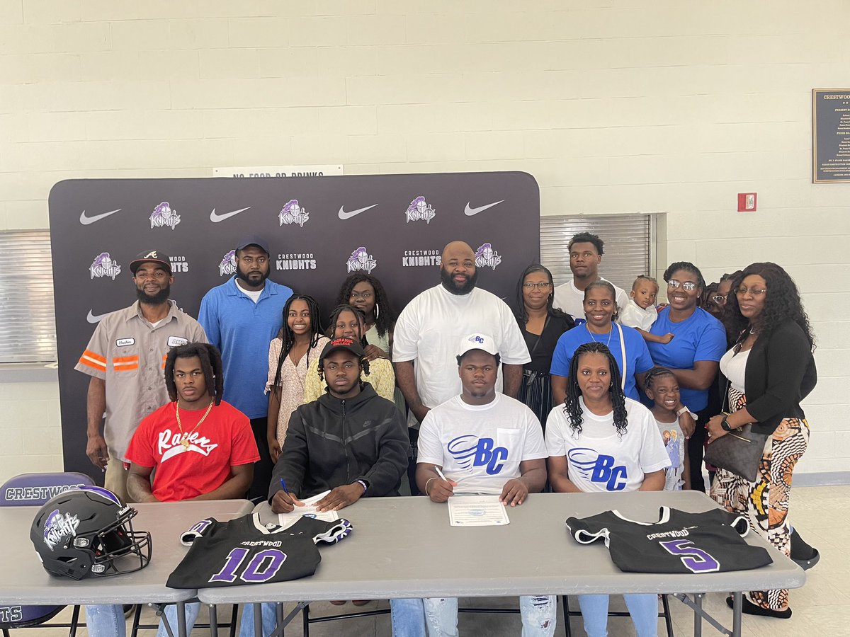 Crestwood Knights Football (@cwoodfootball96) on Twitter photo Congrats to (Left to Right) <a href="/Shiim186/">Hashim Patterson</a> (LB) - Coffeyville Community College, <a href="/Curt2Kold/">Curtis Wilson</a> (LB) LaGrange College, and @ryancow3ll (RB) Brevard College, on their signings. We are proud of you guys and wish you the best of luck. #ShieldsUp #TheKnightWay #SigningDayπ‘οΈβοΈπ Congrats to (Left to Right) <a href="/Shiim186/">Hashim Patterson</a> (LB) - Coffeyville Community College, <a href="/Curt2Kold/">Curtis Wilson</a> (LB) LaGrange College, and @ryancow3ll (RB) Brevard College, on their signings. We are proud of you guys and wish you the best of luck. #ShieldsUp #TheKnightWay #SigningDayπ‘οΈβοΈπ
