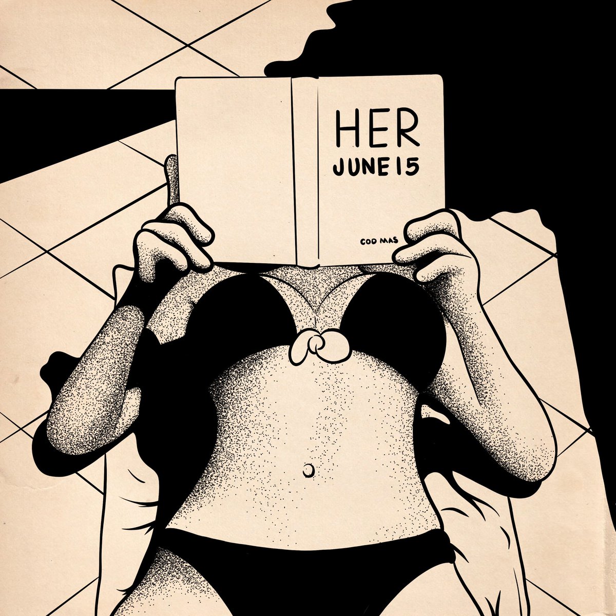 CLUBC0LLECTIVE's tweet photo. HER. June 15. 

1000 hand curated portraits. 

By @CoddMas https://t.co/AeRoDNhXce