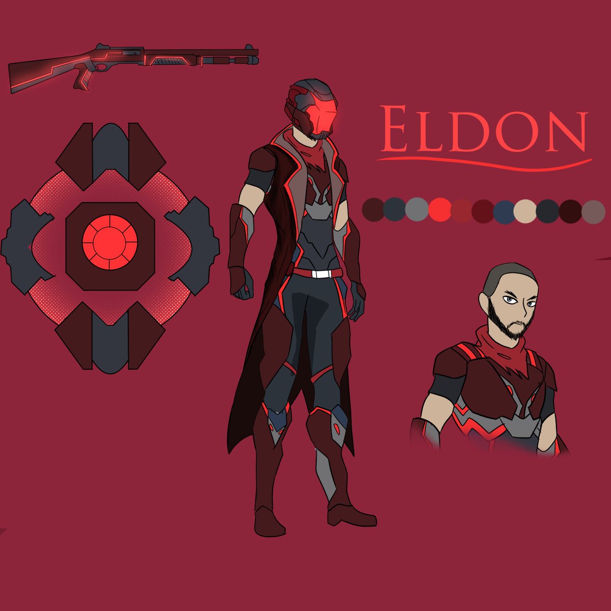 [OC] New OC‼️‼️ 
Eldon Stamone
Main protag for my second story I'm making (Great Cyberwar)
-
-
-
#oc #originalcharacter #ocart #characterdesign #characterart #Thegreatcyberwar