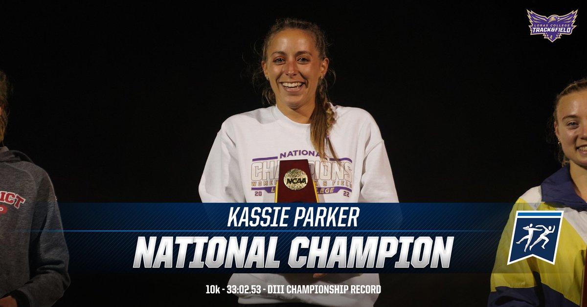 ICYMI late last night, the 🐐 is back on top as Kassie Parker won her 2nd 10,000-meter 𝓝𝓪𝓽𝓲𝓸𝓷𝓪𝓵 𝓒𝓱𝓪𝓶𝓹𝓲𝓸𝓷𝓼𝓱𝓲𝓹!🥇 It's her 4th All-America honor in this race in her historic, legendary career! #GoDuhawks

<a href="/LorasTrack/">Loras Track & Field</a> x <a href="/D3GloryDays/">D3 Glory Days</a> x <a href="/USTFCCCA/">USTFCCCA</a> x <a href="/NCAADIII/">NCAA Division III</a>