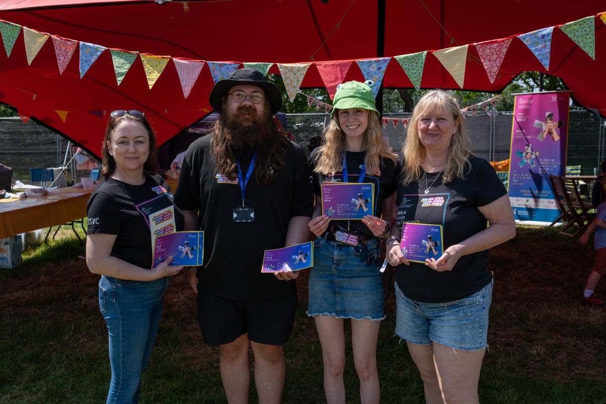 DVLA_Careers's tweet photo. Are you at the #Inittogetherfestival this weekend? 

Say hello to our STEM Ambassadors in the ‘Tic Tac Toe’ area! 

We’re running coding competitions for 7 to 16 year olds and chatting about our upcoming #DVLACodeChallenge which you can enter at: https://t.co/2jLGB7vrB5 https://t.co/n8DCkDNpKR