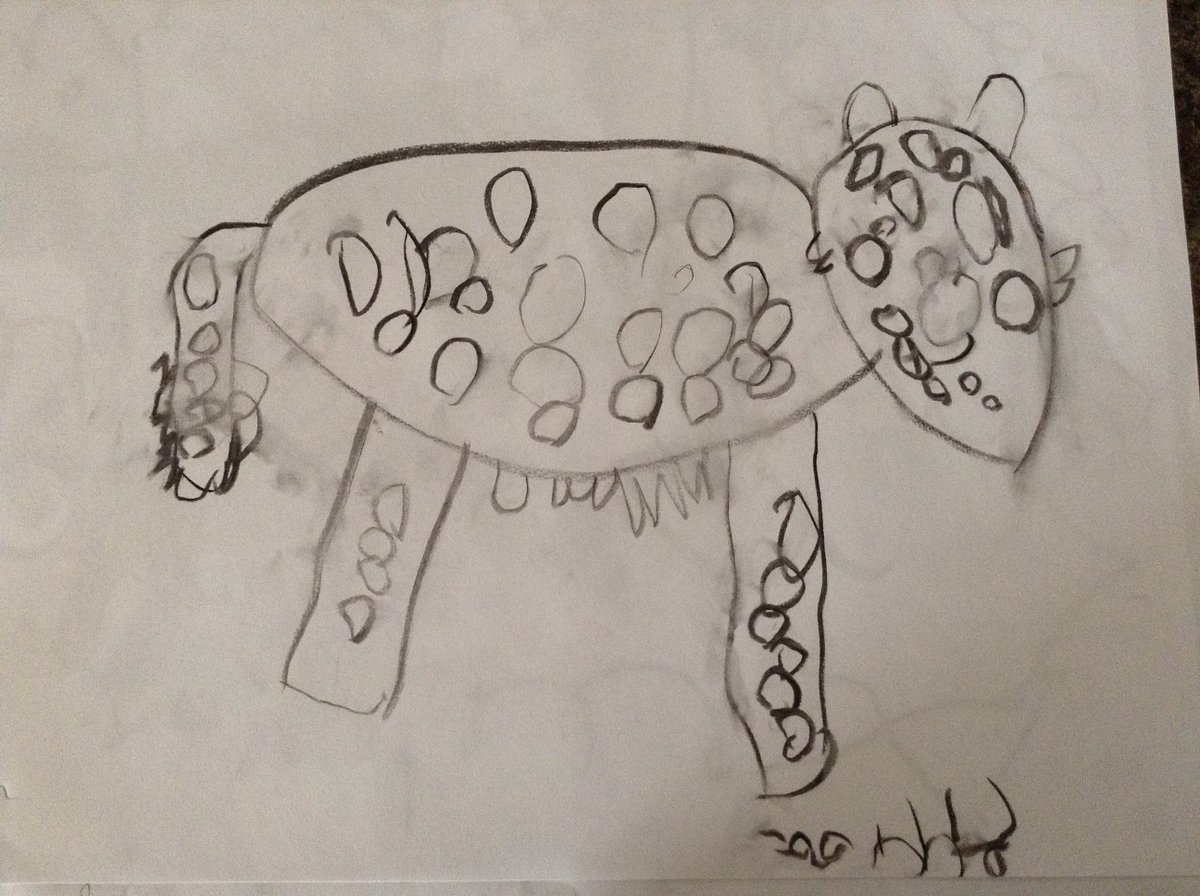 etonwickschool's tweet photo. In Reception, we have loved looking at wild animals and their patterns such as tigers, giraffes, cheetahs, fish and turtles. We used charcoal to draw our favourite wild animal pattern. @Cornerstonesedu https://t.co/eMhGRoeZEW