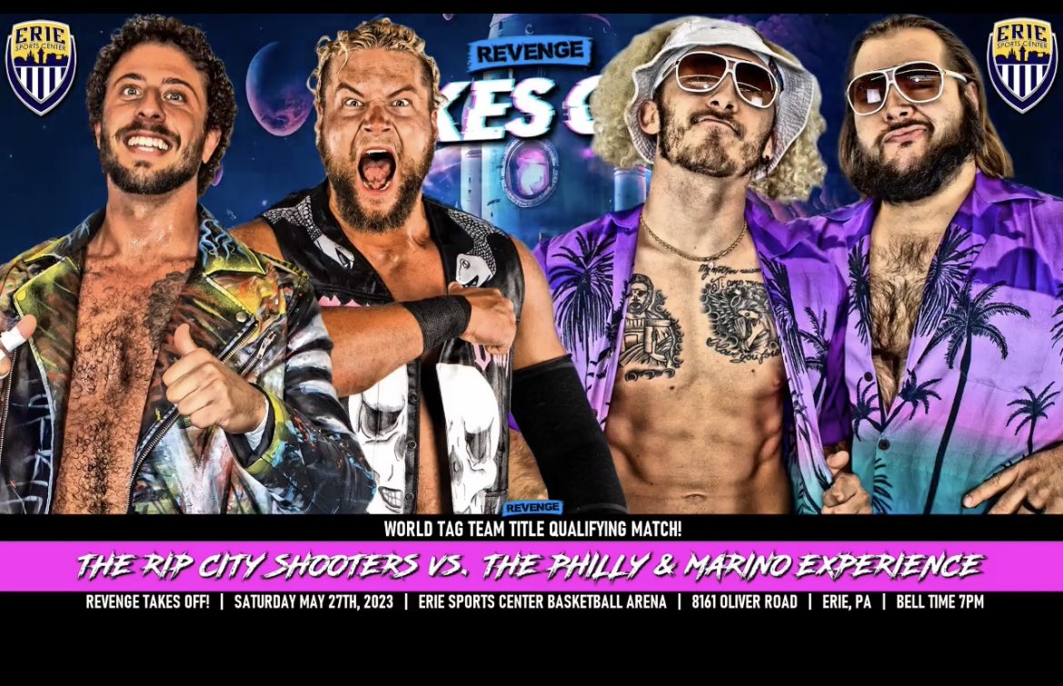 WesBarkley's tweet photo. TOMORROW NIGHT!!! Im back in #EriePA at @RevengePro_Erie and bringing my brother @JoshuaBishop_ !! RIP CITY IS BACK!!! PME hope you have your boarding passes ready for #Flight187 #1WayTicketPal 

🚨🚨LIMITED TICKETS REMAIN!!🚨🚨 https://t.co/0s0IbWRbSm