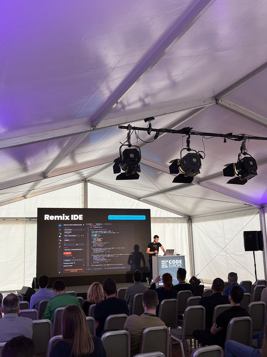 code_europe's tweet image. Cheers @FrancescoCiull4! 🙌🏻
Now we know how to learn 🌐 #Web3. 
&amp;lt;⚠️ cuteness overload in the last pic 🦖🫶🏻&amp;gt;

#CodeEurope23 #CodeEurope #blockchain #JavaScript #tech #techconference