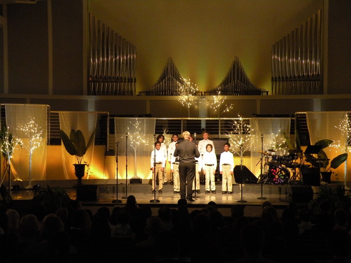 Apprentice Choir:) These guys love to sing! They gave a wonderful performance!!