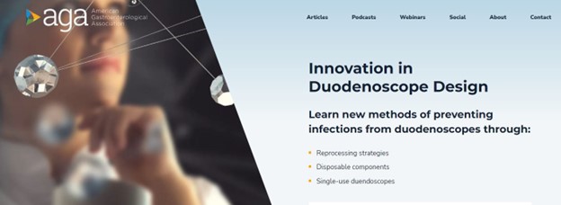 #GITwitter, let’s talk innovation in #duodenoscope design. Infection control is a key concern for endoscopists in #GI. Follow this AGA tweetorial 🧵 for the latest in #scopeinnovation and access more information at scopeinnovation.gastro.org. (1/8)
