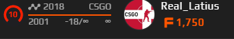 Lat1usCSGO's tweet photo. Efter +3000 timer i CS:GO, nåede jeg endelig mit mål :) https://t.co/UiRkpNtjKr