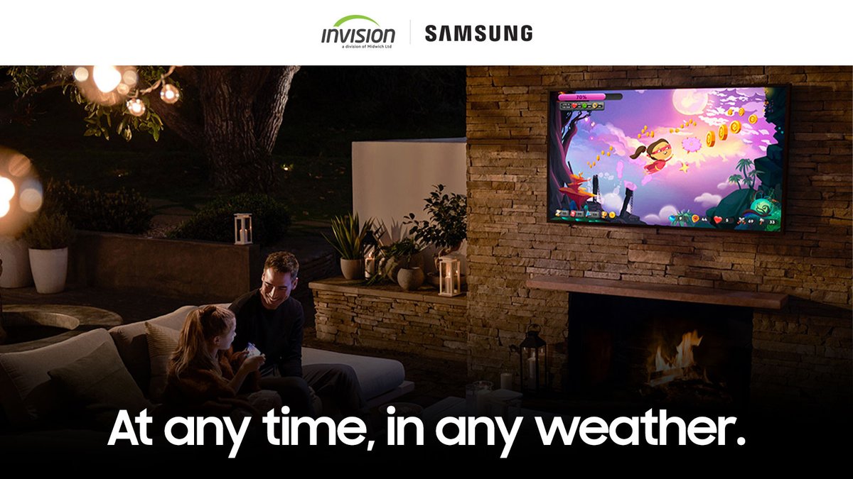 InvisionUK (@invision_uk) on Twitter photo Turn everyday viewing into an epic outdoor entertainment experience, thanks to
<a href="/Samsung/">Samsung Electronics</a> Terrace TV. Even on the sunniest days, big blockbusters and game deserves to be watched on a brilliant QLED 4K screen. ☀
Shop Now: invisionexpress.com/find/share_cri… Turn everyday viewing into an epic outdoor entertainment experience, thanks to
<a href="/Samsung/">Samsung Electronics</a> Terrace TV. Even on the sunniest days, big blockbusters and game deserves to be watched on a brilliant QLED 4K screen. ☀
Shop Now: invisionexpress.com/find/share_cri…