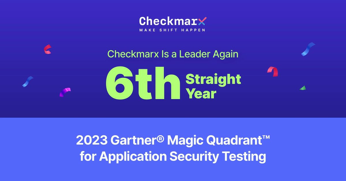 Codebashings's tweet image. Checkmarx is a Leader in the 2023 Gartner® Magic Quadrant™ for Application Security Testing for the 6th year in a row!
Congratulations Checkmarx 🥳🎉
Find out why Checkmarx received this recognition here👇
buff.ly/3owcPr2
#GartnerMagicQuadrant #AST #AppSec