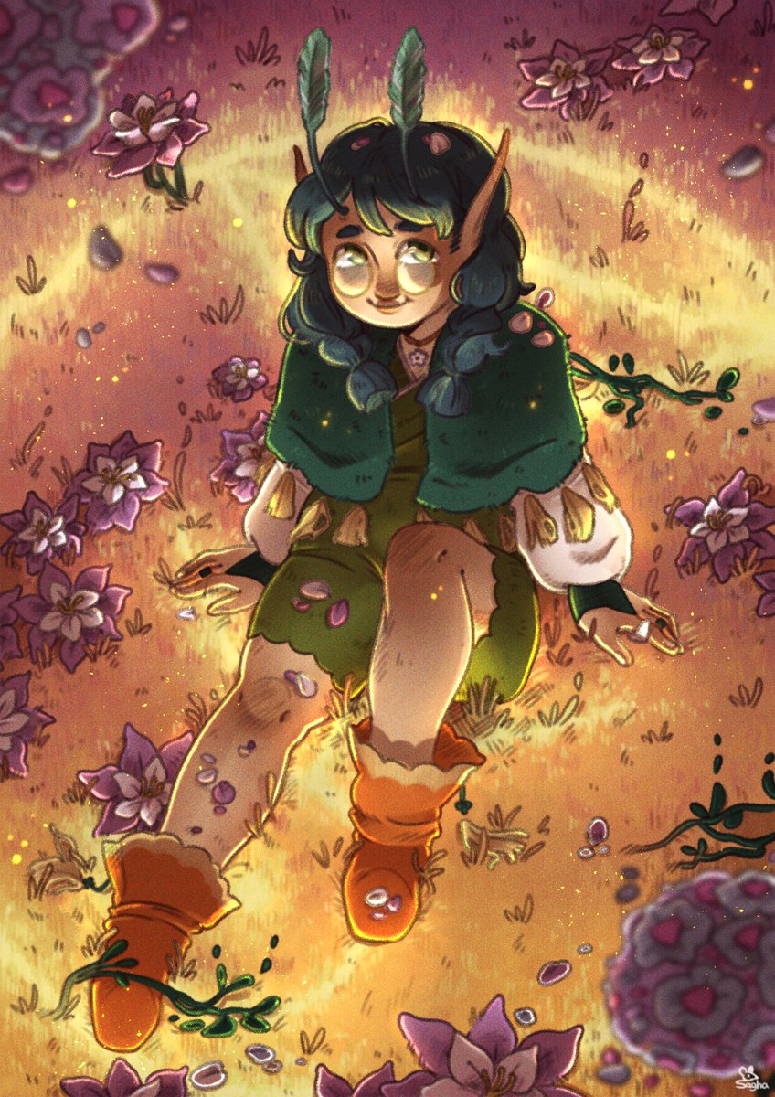 Here's my participation for @demonrealmagfr zine !
A little fairy Willow ! 🪄

#TheOwlHouse #theowlhousefanart #WillowPark #TOH