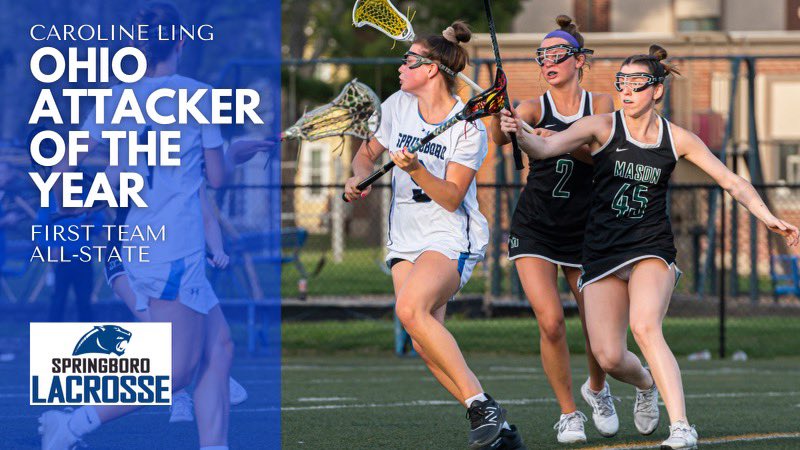 With a state-leading 167 goals in the season, Caroline Ling has been named Ohio's ATTACKER OF THE YEAR! Congrats, Caroline! <a href="/AstAD_Boro/">Kyle Longworth</a> <a href="/Boro_Panthers/">Springboro Panthers</a> <a href="/CinDayLAX/">CinDayLAX</a> <a href="/SWOH_W_Lacrosse/">SWOHWomensLacrosse</a> <a href="/swohiolax/">SouthwestOhioLax</a> <a href="/Boro_Boosters/">Springboro Athletic Boosters</a>