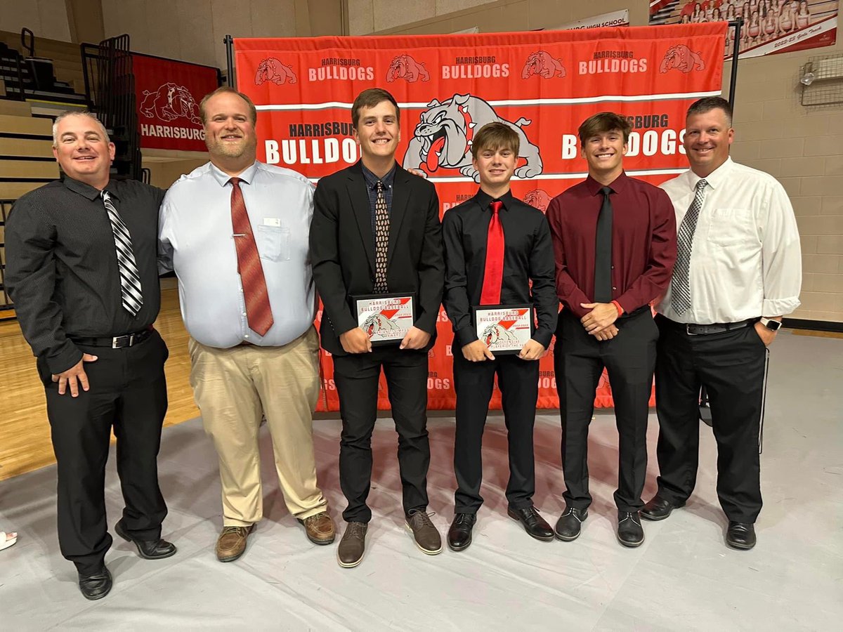 Harrisburg Bulldog Baseball (@bulldogcleats) on Twitter photo Congratulations to our baseball award winners!!! #7Hard <a href="/CoachAckman/">Chris Ackman</a> <a href="/ottjimmy/">Jimmy Ott</a> <a href="/NewKiddComin/">Mason Hardin</a> <a href="/TheSteveCombs/">Steve Combs</a> @RRichardson44 <a href="/Harrisburgath/">Harrisburg Bulldogs</a>
Brayden Ott - Offensive POY
Anthony Alicea - Def/Pitcher POY
Logan Fritts - Brian T. Simpson Award Congratulations to our baseball award winners!!! #7Hard <a href="/CoachAckman/">Chris Ackman</a> <a href="/ottjimmy/">Jimmy Ott</a> <a href="/NewKiddComin/">Mason Hardin</a> <a href="/TheSteveCombs/">Steve Combs</a> @RRichardson44 <a href="/Harrisburgath/">Harrisburg Bulldogs</a>
Brayden Ott - Offensive POY
Anthony Alicea - Def/Pitcher POY
Logan Fritts - Brian T. Simpson Award