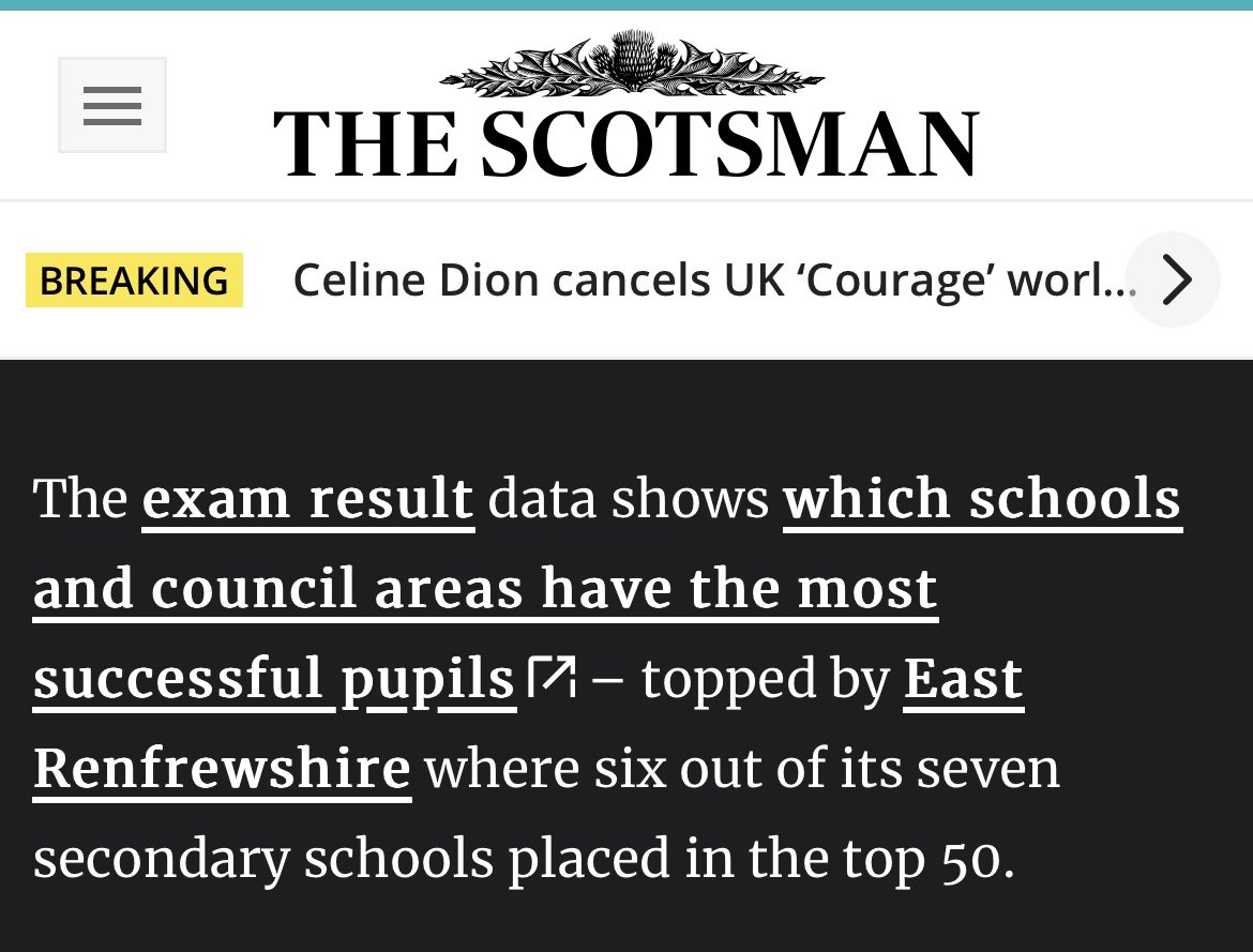Five. Highers. Does. Not. Make. A. Pupil. More. Successful. Than. Their. Peers. 

*screams until she’s sick*