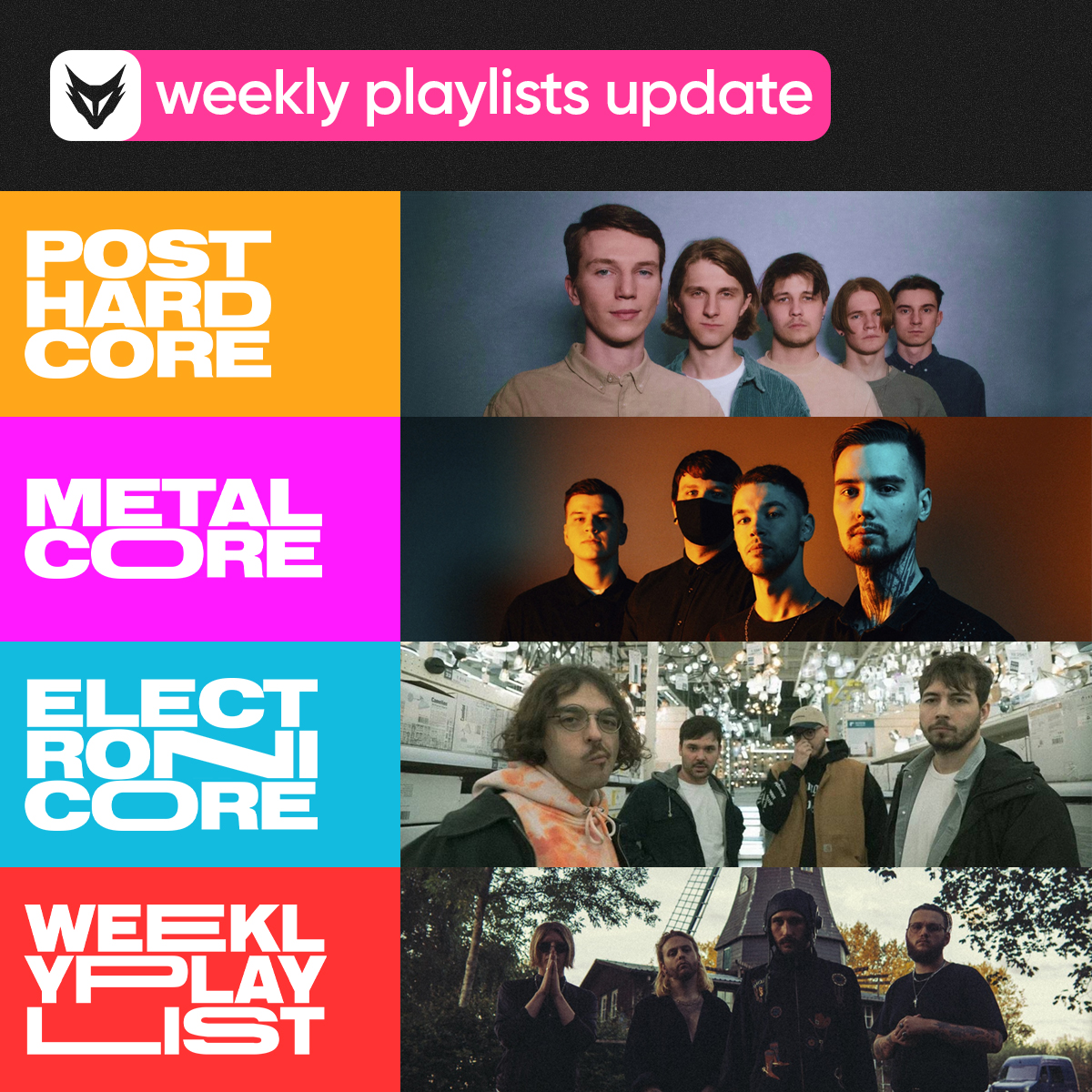 FOXCOREisdead's tweet photo. // Friday playlists update!

https://t.co/KHll3RjUYK

weekly: @phoxjaw
phc: #ForestFire
mc: #BlackScum
ec: #Voi https://t.co/LIsfnb23FS