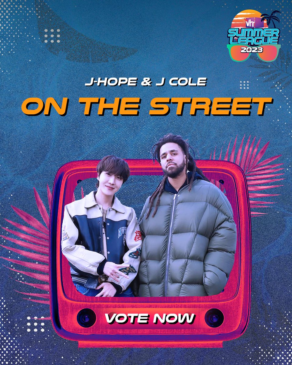 The J-bros #jhope + #jcole have arrived in ‘Summer League’ with ‘On The Street’! ❤️‍🔥

So #ARMY & #Dreamvillians unite to let em’ bag the win! 💜

#Vh1India #GetWithIt #Vh1SummerLeague2023 #Vh1SummerLeague #Summerleague #Vh1